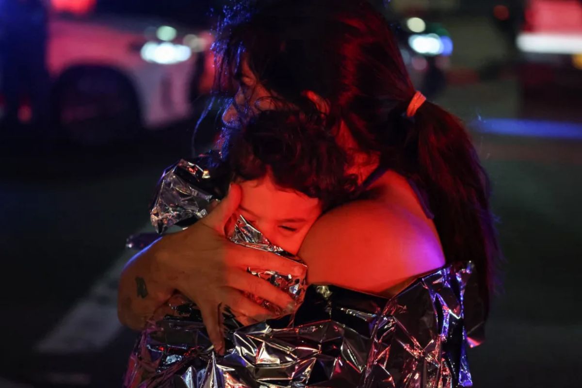 Chaos Erupts at an Iconic Beach
